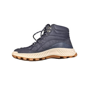 Women's Baretraps Navy Beige Waterproof Winter Rain Boots Size 6